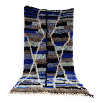 Beni Ouarain rug 300x130 cm – Handmade piece in thick wool,