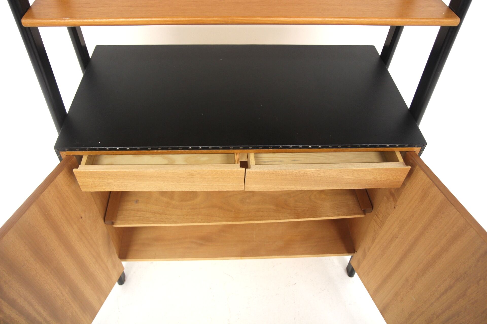 Scandinavian library in teak and skai, Sweden, 1960