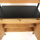 Scandinavian library in teak and skai, Sweden, 1960