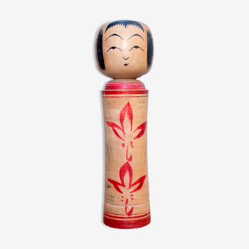 Authentique Kokeshi doll poupée authentique japonais en bois