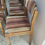 Lot de 6 chaises vintage