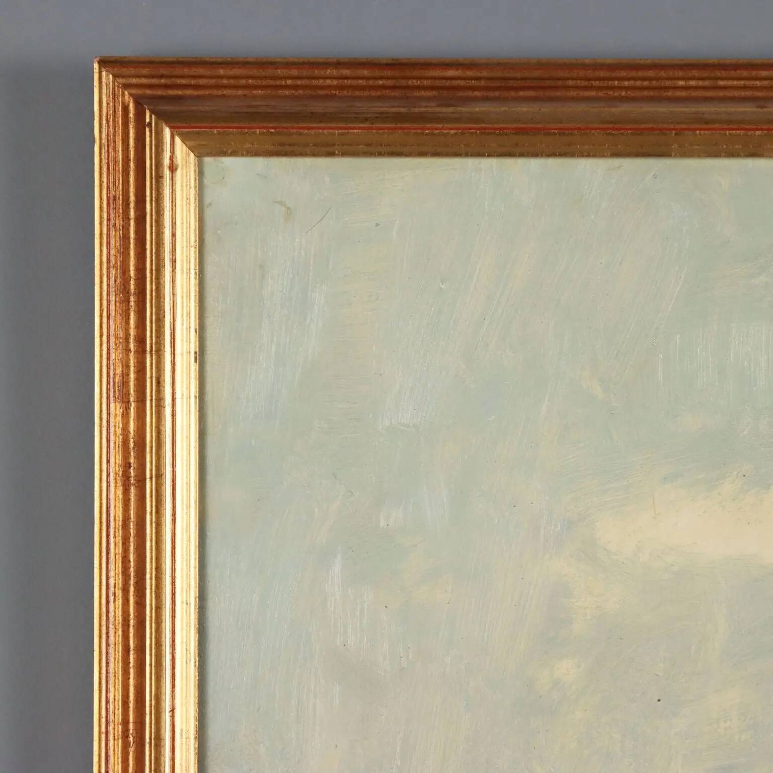 Peinture moderne signée Leonardo Stroppa, vue de Florence '900