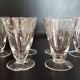 6 Verres ancien  soufflé et ciselé