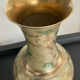 Vintage vase in solid bronze and cloisonné enamel