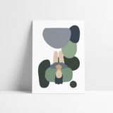 Blue Clouds - art print (A4) signed ACKEOGH