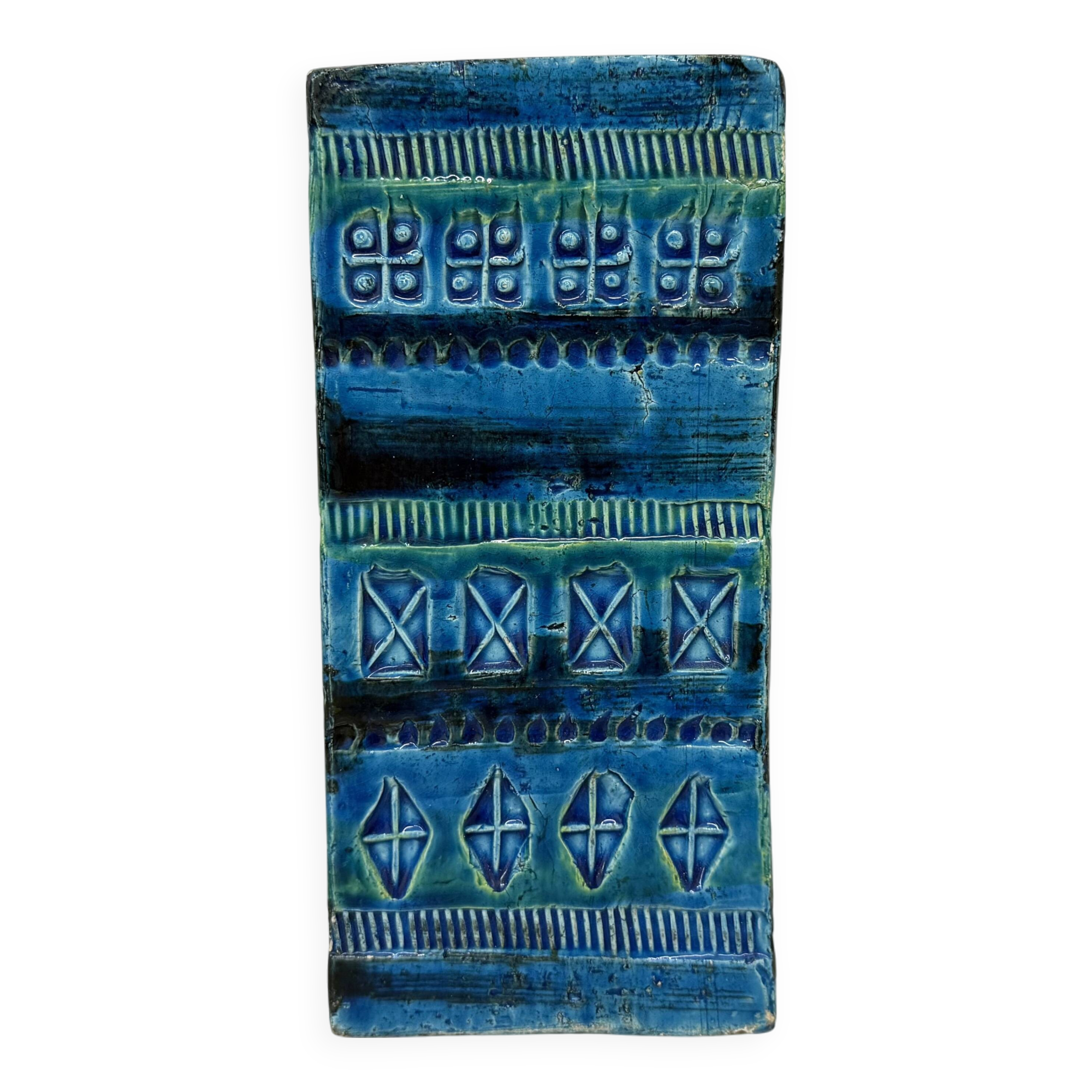 Vintage Bitossi Italian ceramic vase , 1970s