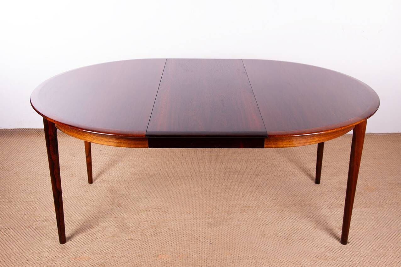Danish extendable dining table, rosewood, Kai Lyngfeldt Larsen 1960.