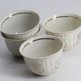 Set of 4 old cups fatma hand
