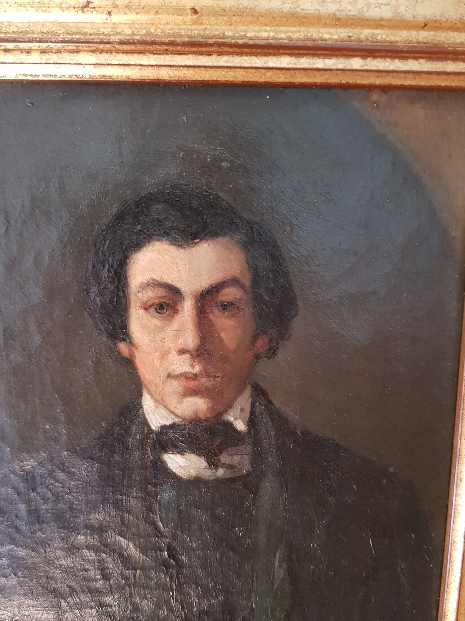 Beautiful portrait of man of the nineteenth