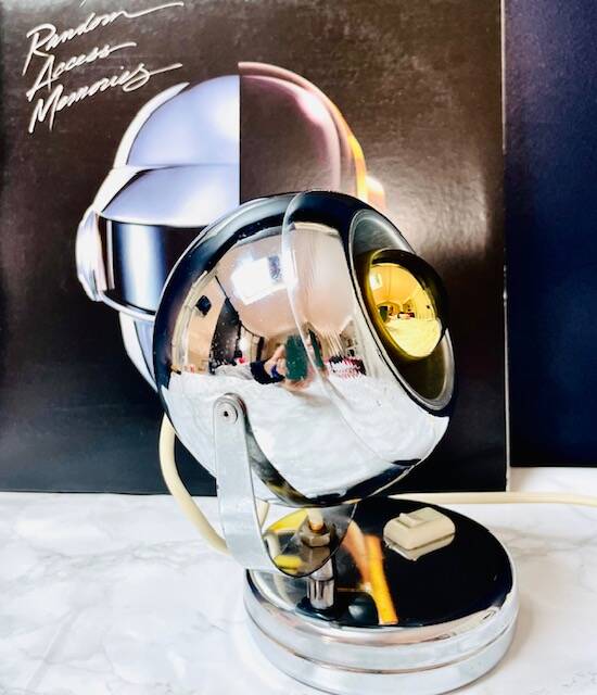 Space Age Chrome Eyeball Lamp 50s - 60s