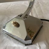 Chrome metal desk lamp