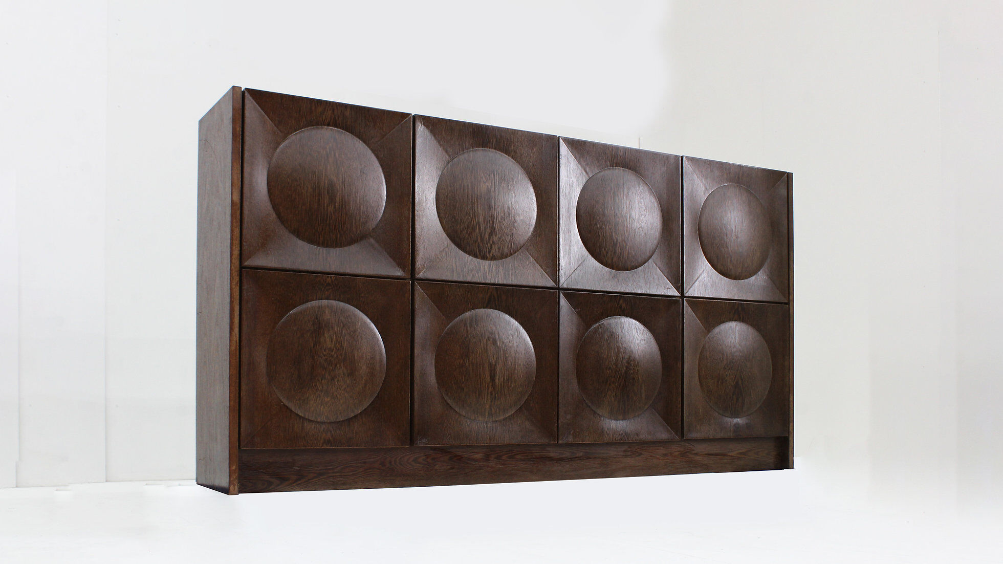 Vintage brutalist sideboard 1970s