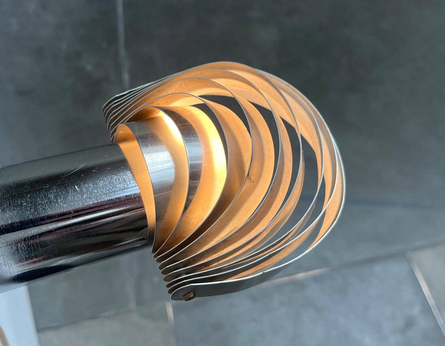 Vintage Space Age Swiss Model Visier Magnetic Wall Lamp by E. R. Nele for Temde, 1970s