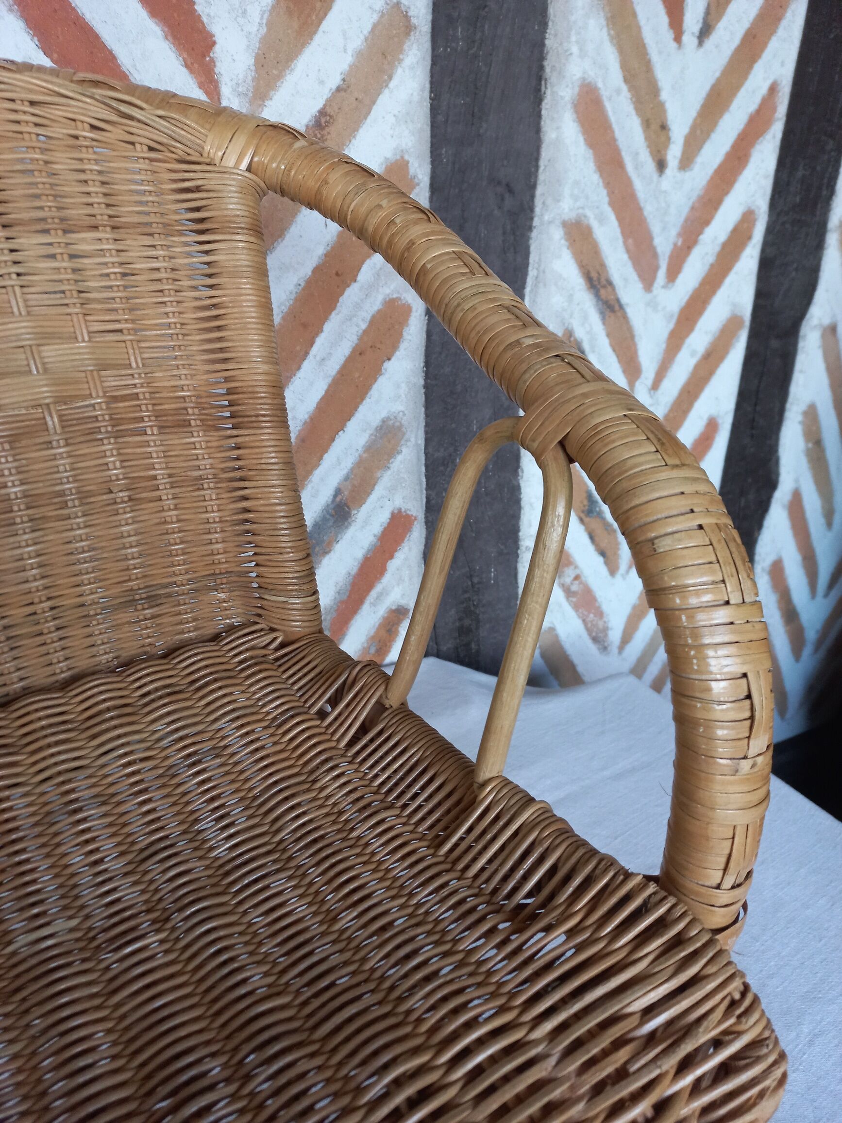 Fauteuil enfant osier