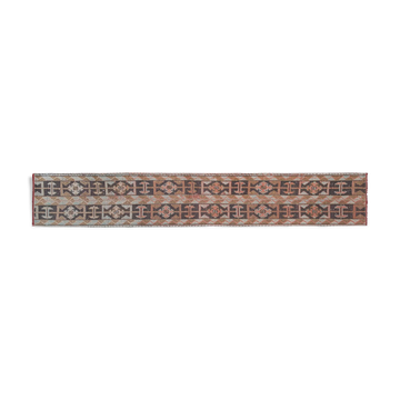 Vintage Turkish hallway rug 49x291 cm