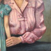Tableau portrait mère et fille
