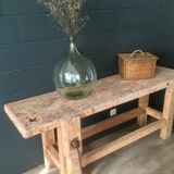 Antique workbench in light wood