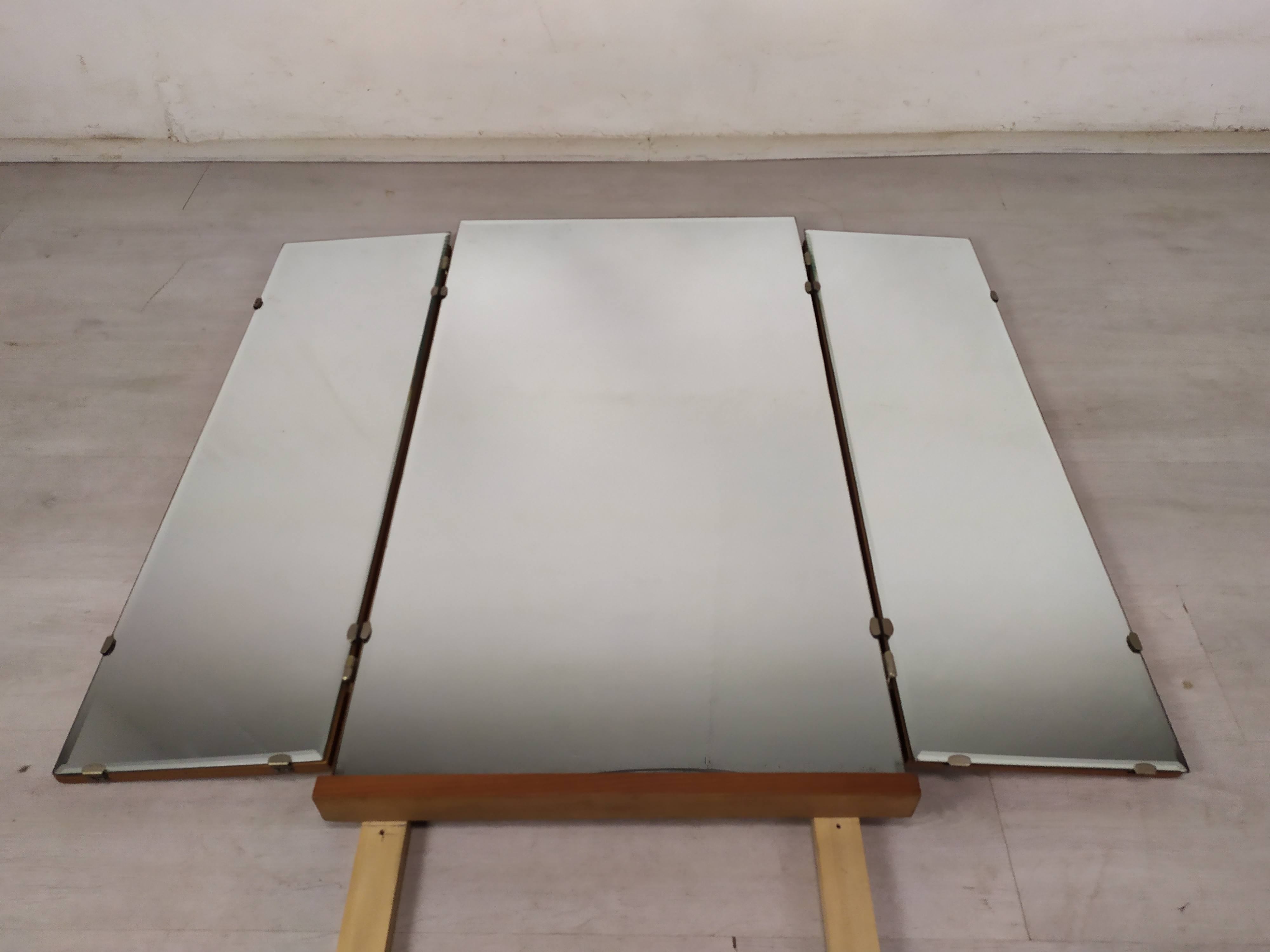 Vintage triptych mirror