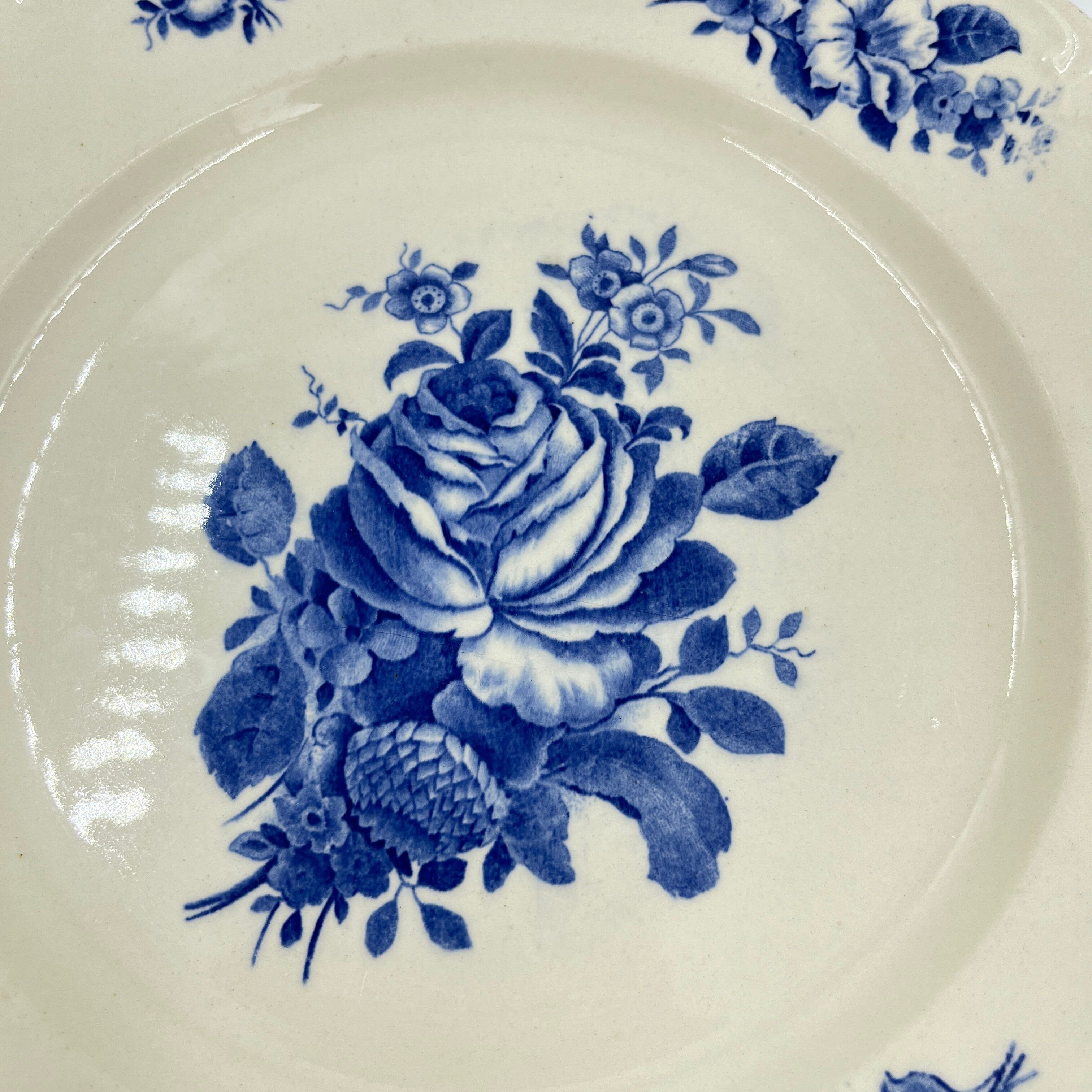 Set of 20 plates Boch Frères décor Rhodia