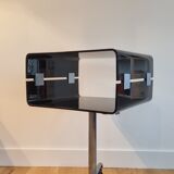 Plexiglass furniture on wheels