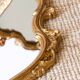 Golden mirror arabesque vintage baroque style