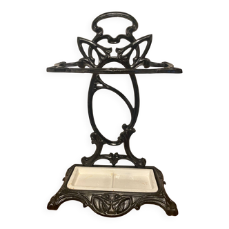 Antique cast iron umbrella stand