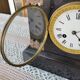 Black marble clock