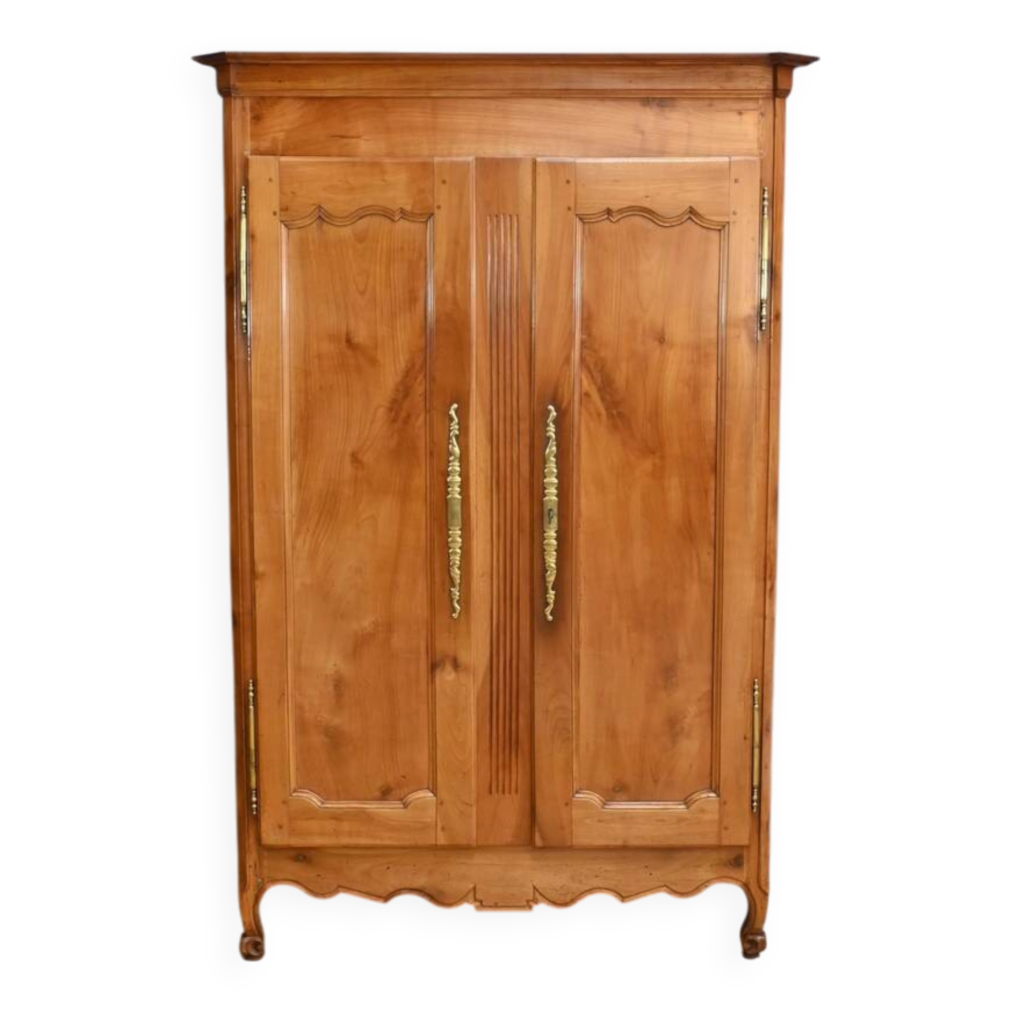 Cherrywood armoire, Louis XV style – Mid-19th century