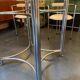 Ensemble table et chaises chrome et verre
