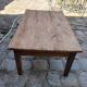 Wooden farmhouse coffee table