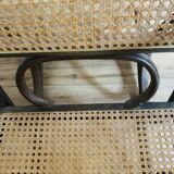 Rocking chair in wood and cane