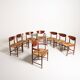 Ensemble de huit chaises 316/317 par Hvidt & Mølgaard-Nielsen pour Søborg, 1955-56