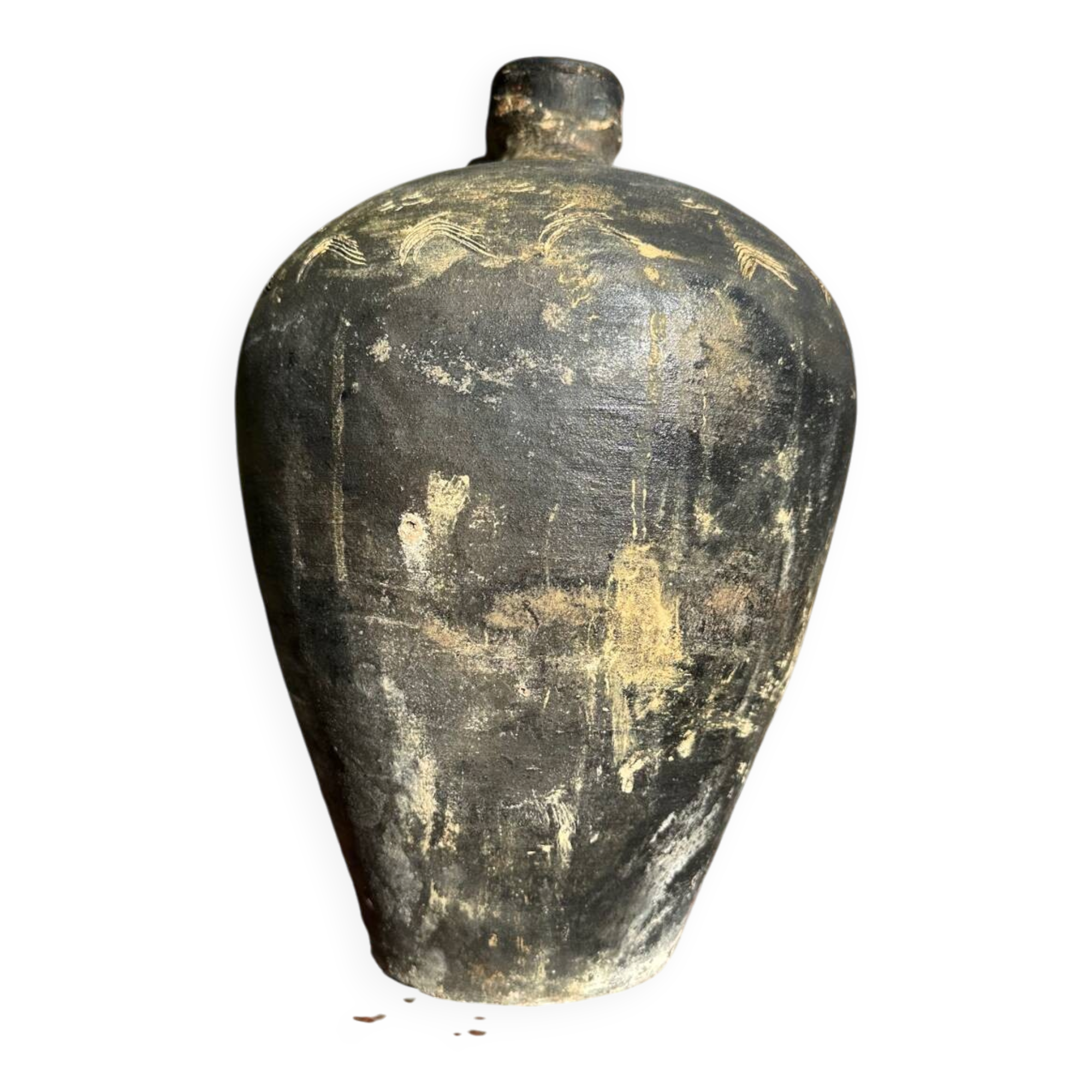 Ancient 19th-century terracotta jug