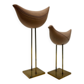 Pair of birds "Birds" — Aldo Londi for Bitossi Ceramiche, Italy 1960s