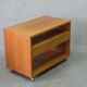 Mid -Century Teak Mobile Two-Sided Cabinet from WR, 1970s.