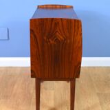 Mid century retro vintage Danish three drawer rosewood chest of drawers 1960s