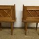 Pair of Vintage Bedside Tables Scandinavian Style 50s Vintage