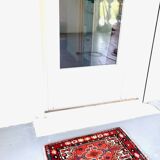 Vintage oriental velvet rug - 40cm x 62cm