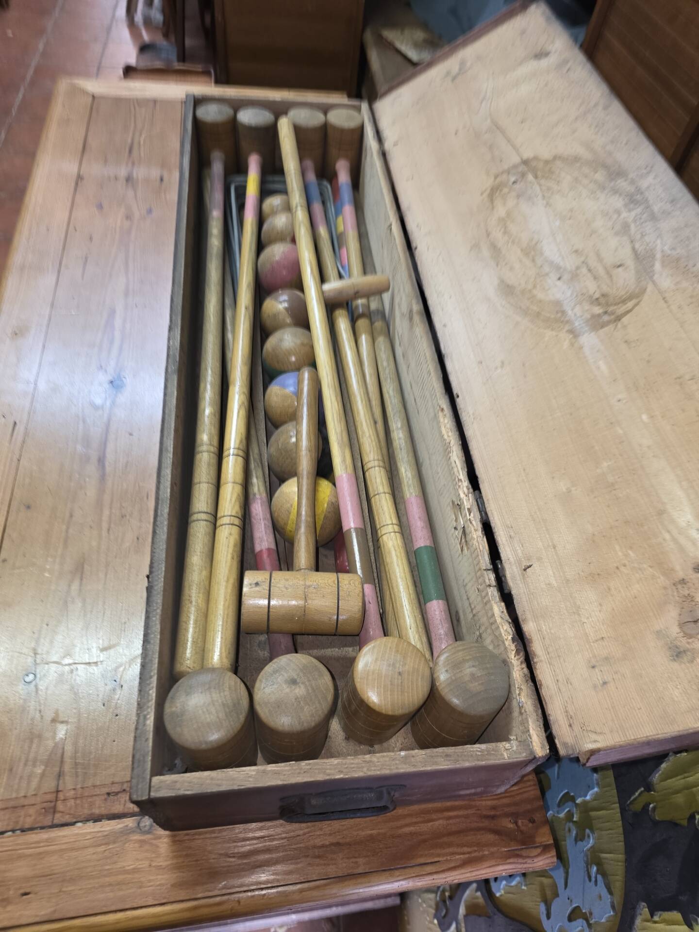 Ancient croquet game