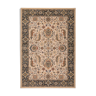 Tapis persan oriental beige et noir 160x230 cm