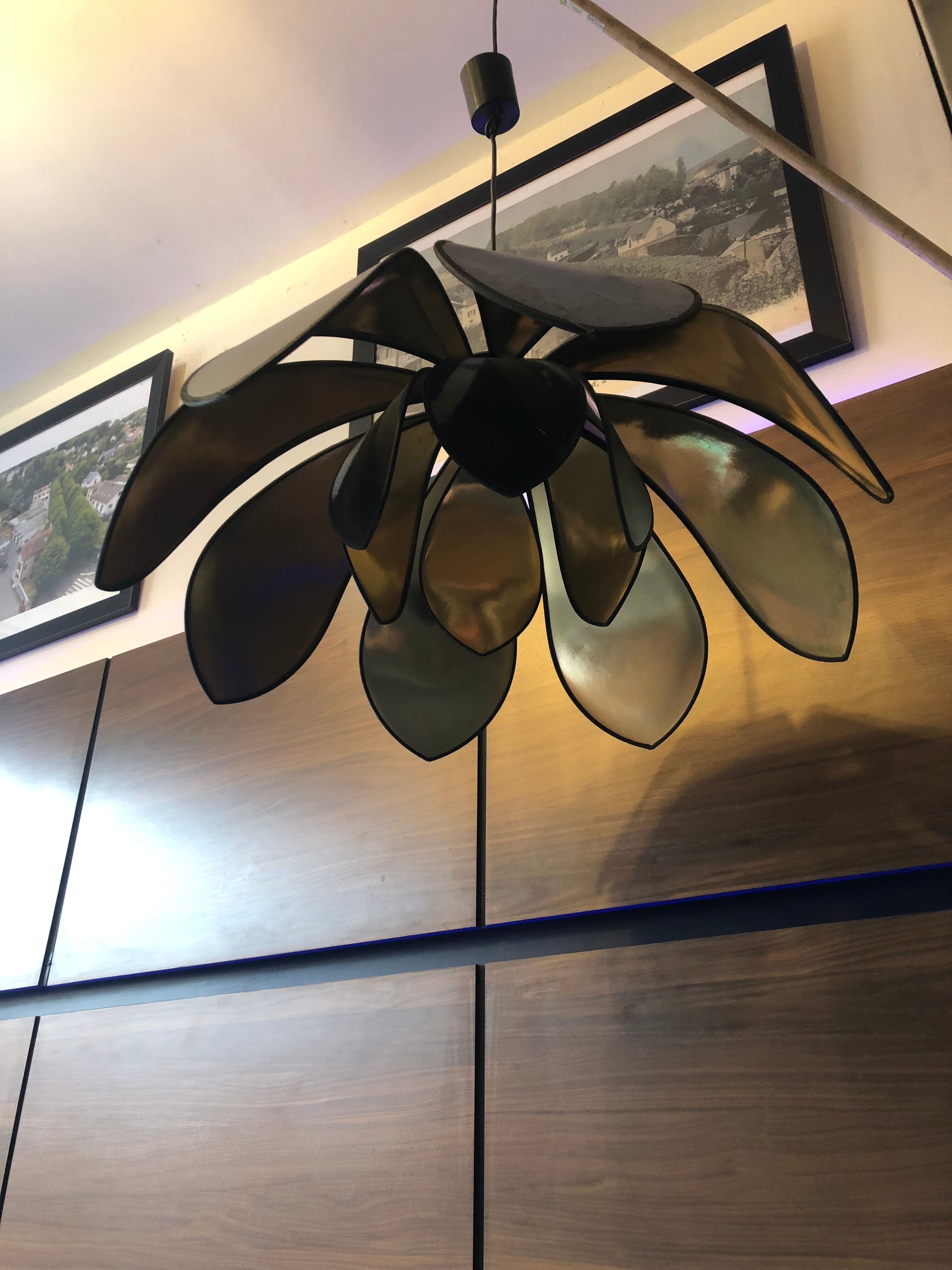 Vintage lamp suspension lamp