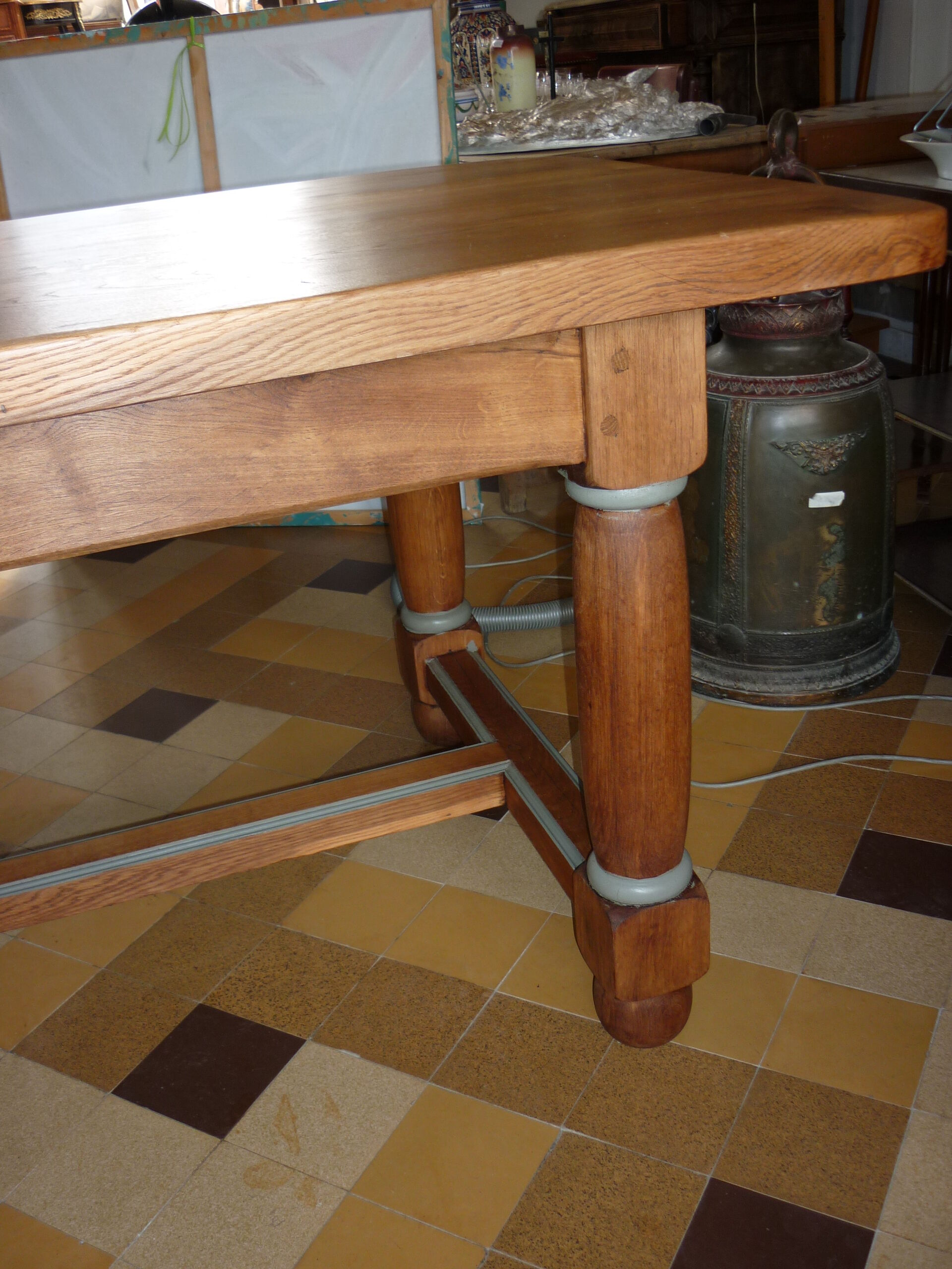 Massive chic country farm table
