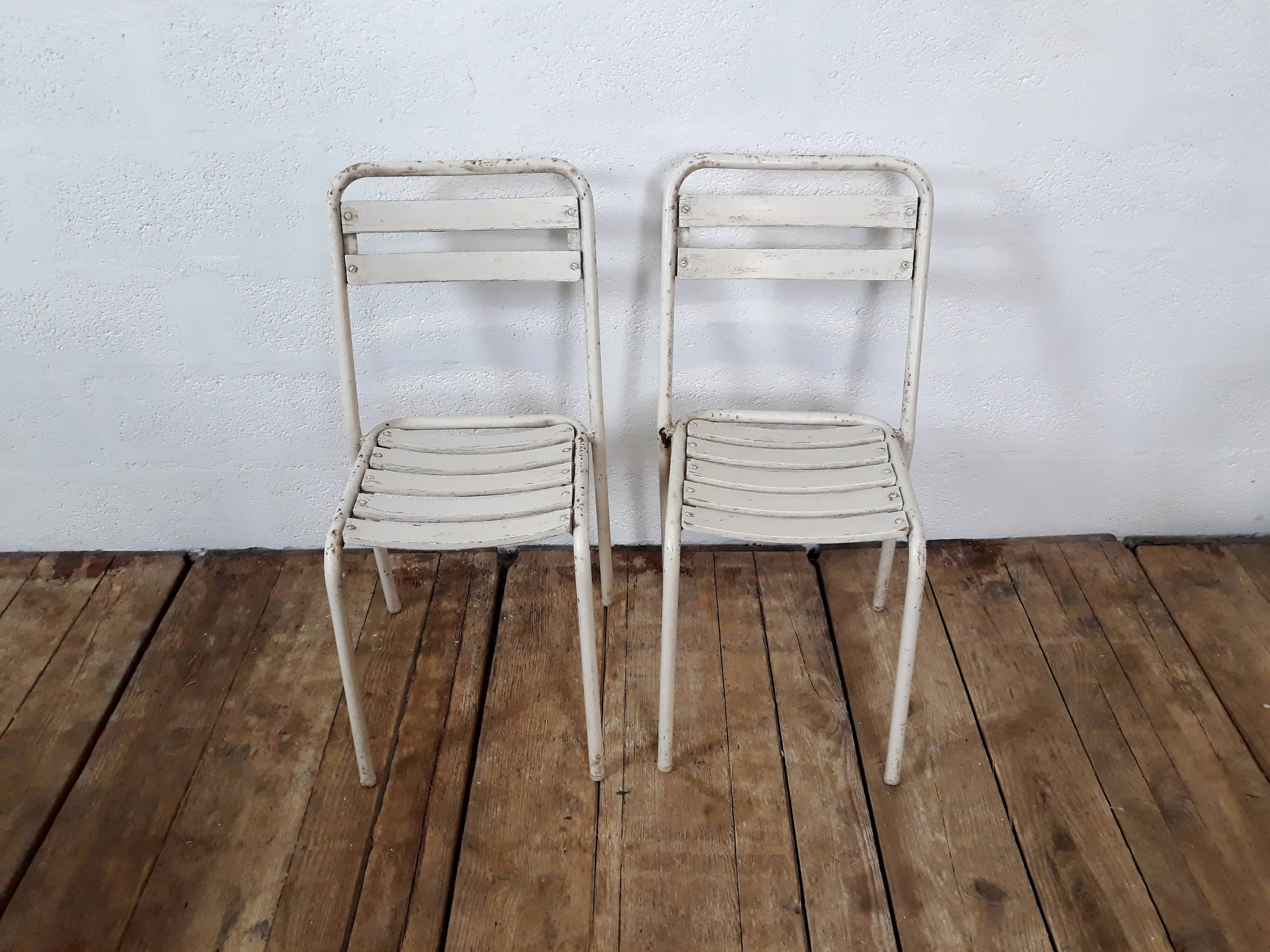 4 chairs and armchairs by Tolix