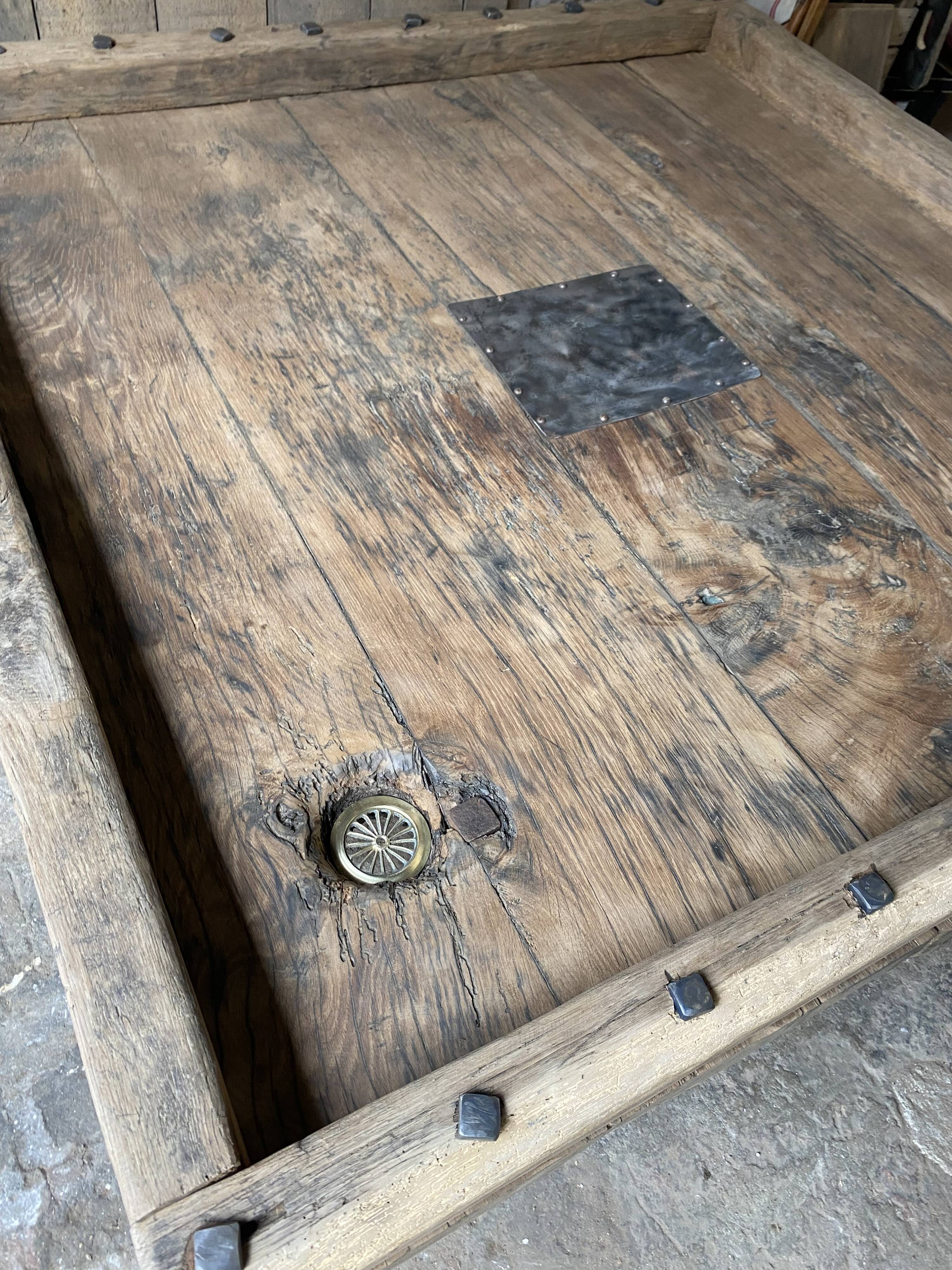 Unusual press coffee table