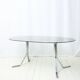 Dining table with double tubular chrome base, 1970s