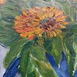 Huile sur toile nature morte