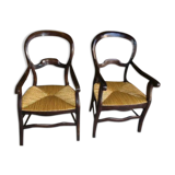 Pair of Louis Philippe armchairs