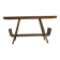 Dutch design birchwood coffee table by Wilhelm Lutjens for Den Boer Gouda