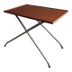 Danish teak and aluminium adjustable wine or side table, 1960s