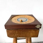Wooden indoor boules game, 1950s